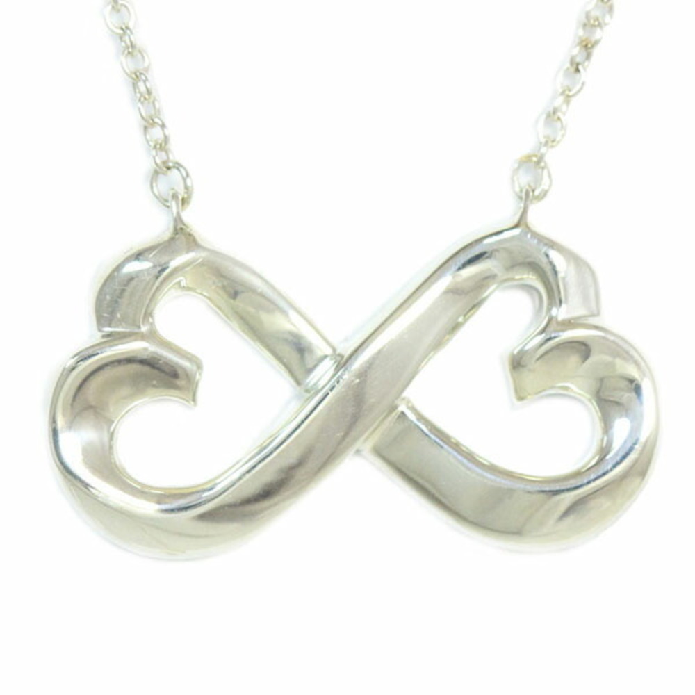 Tiffany Co Double Loving Heart Necklace Silver Accessory